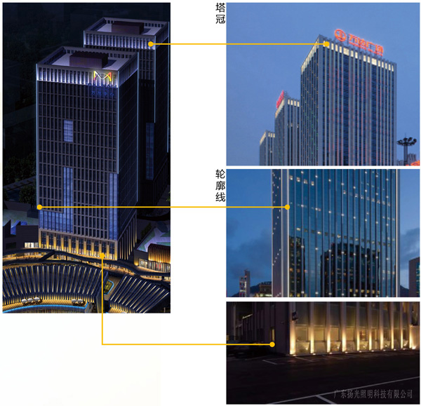 舒鉑廣場(chǎng)建筑景觀照明設(shè)計(jì)效果圖