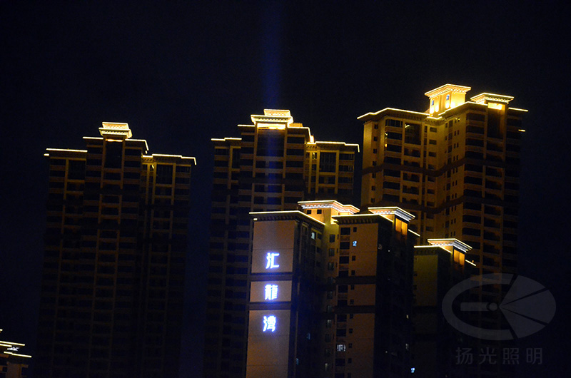 深圳市匯龍灣建筑照明工程實(shí)景圖